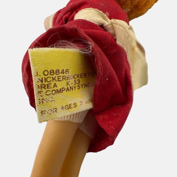 Vintage 1982 Applause Little Orphan Annie Pencil Grabber Doll Clip On 5" - Picture 6 of 6